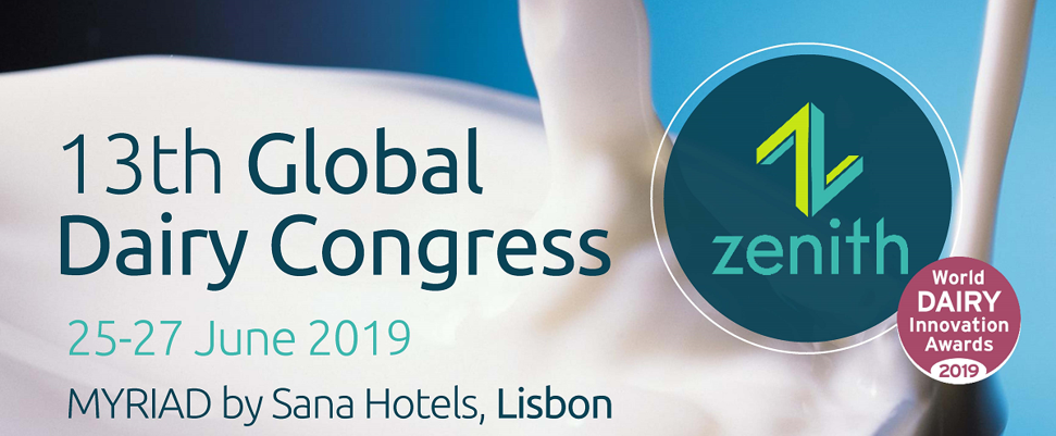 Cartel anunciador Global Dairy Congress Lisbon 2019